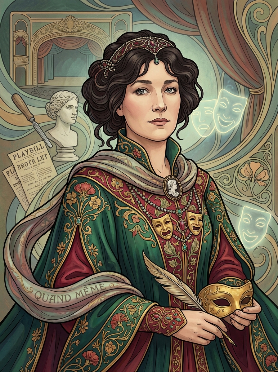 Portrait of Sarah Bernhardt, Stage Actress