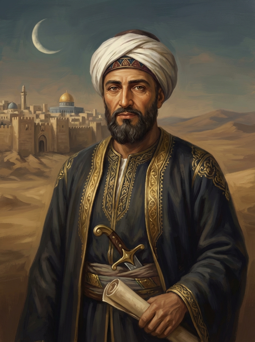 Portrait of Saladin, Sultan and Military Leader
