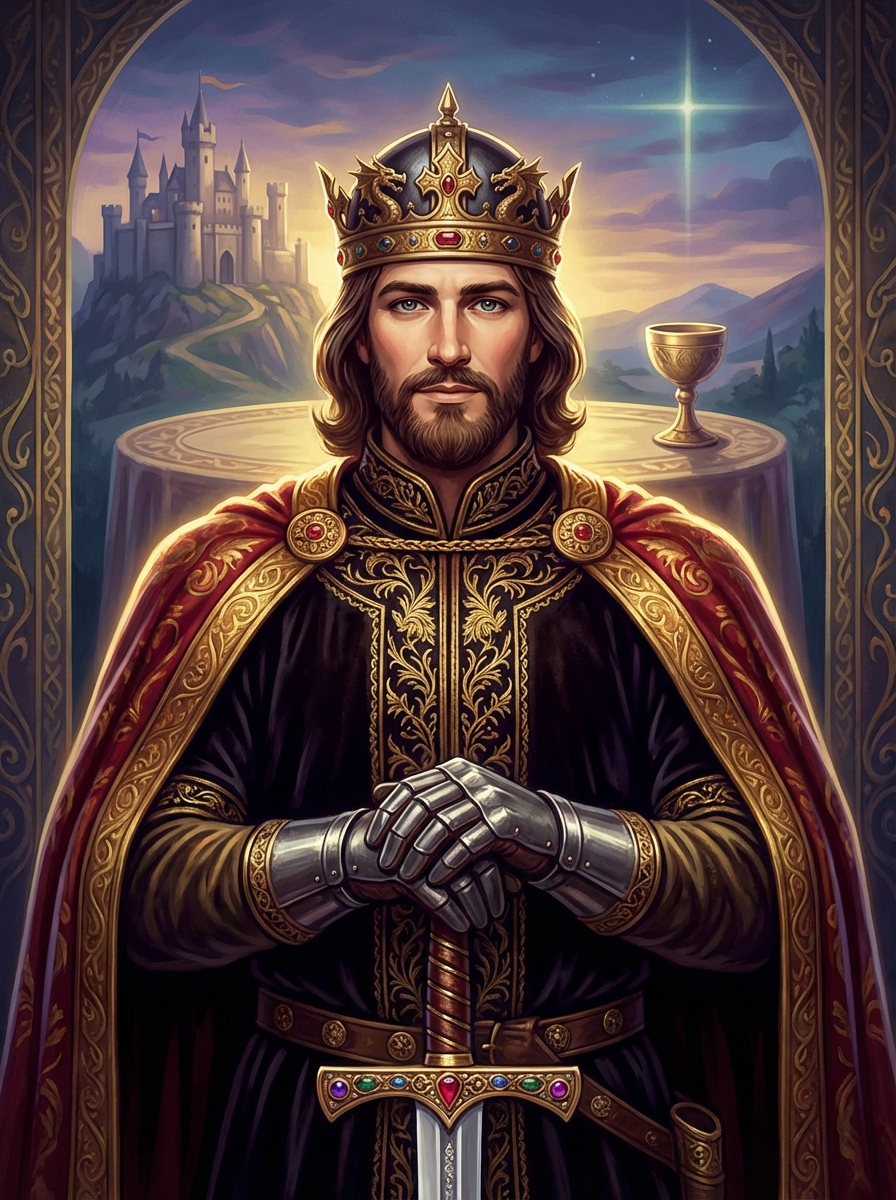Portrait of King Arthur, Legendary King
