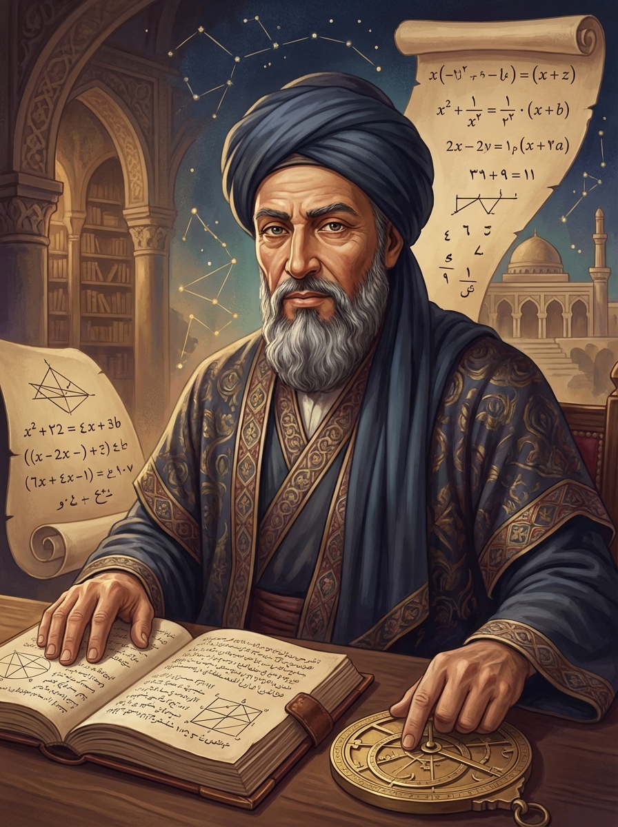 Portrait of Al-Khwarizmi, Sage