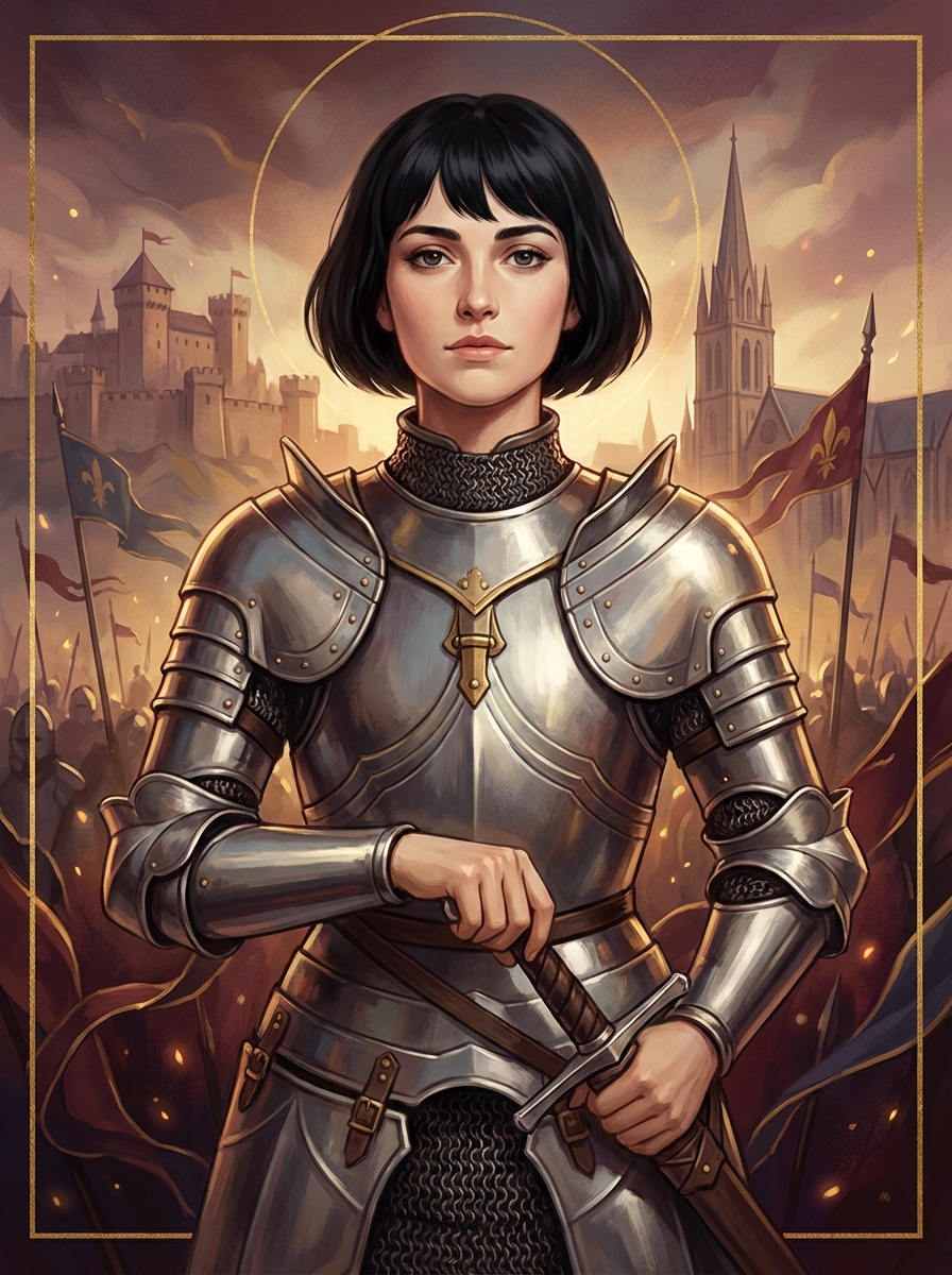 Portrait of Joan of Arc, Warrior Saint