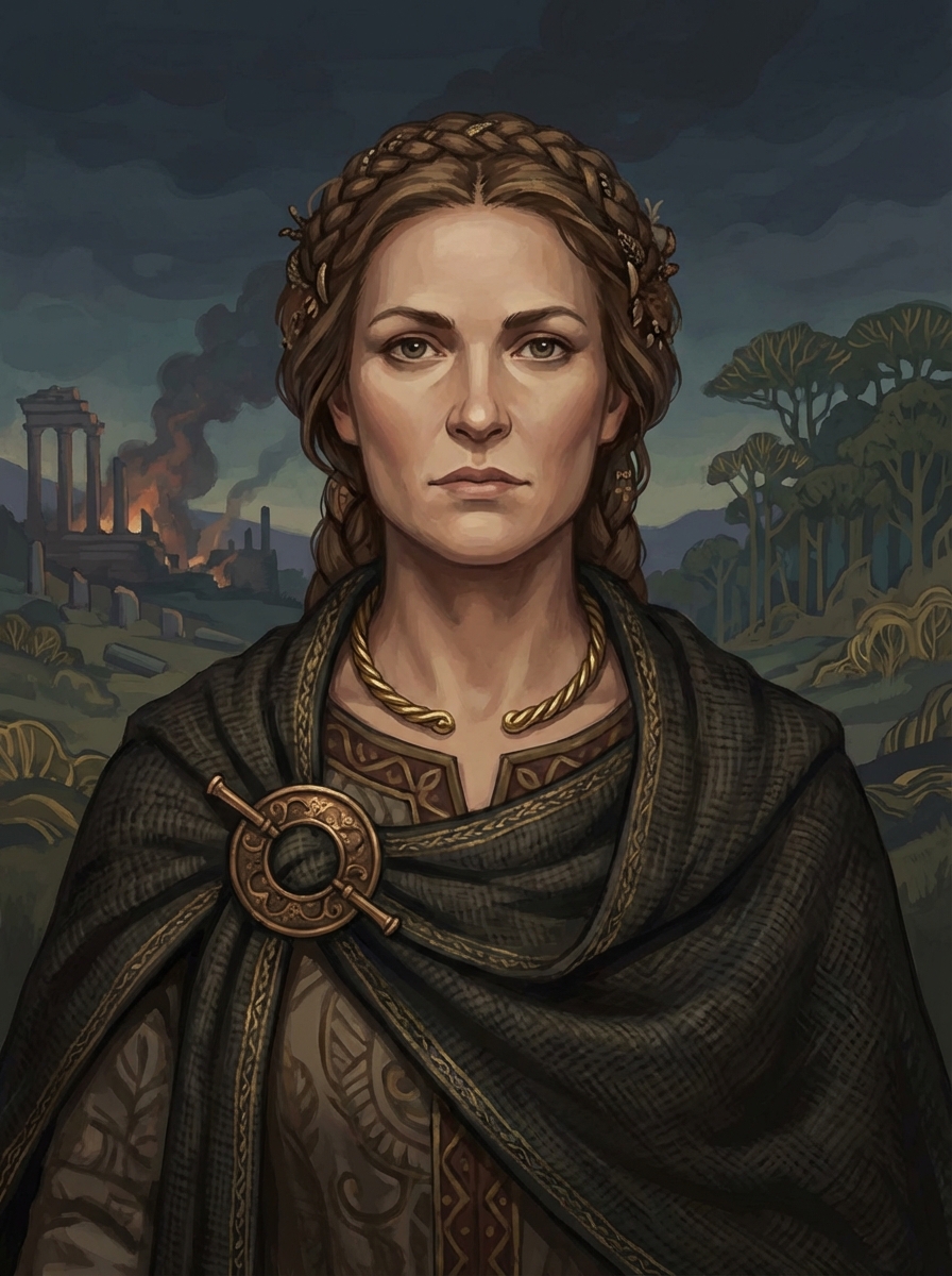 Portrait of Boudicca, Celtic Queen
