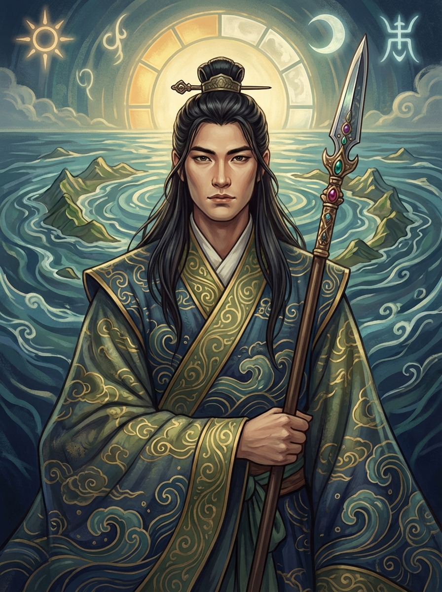 Portrait of Izanagi, Japanese Creator God