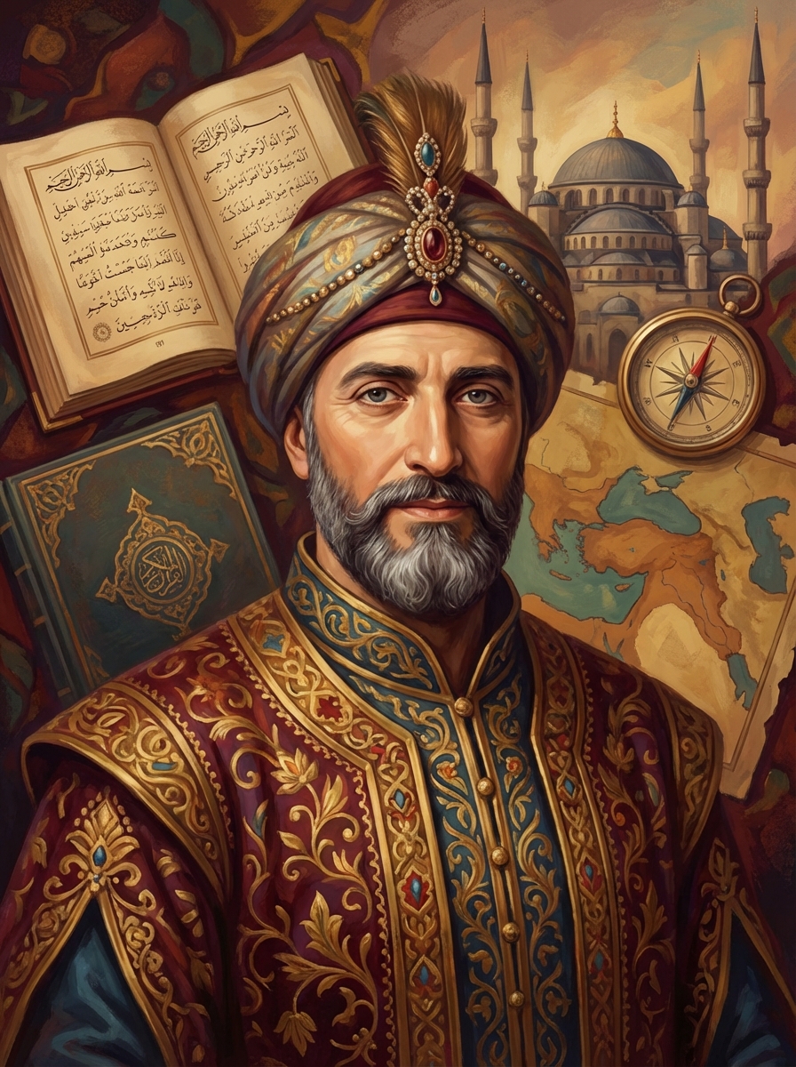 Portrait of Suleiman the Magnificent, Ottoman Sultan
