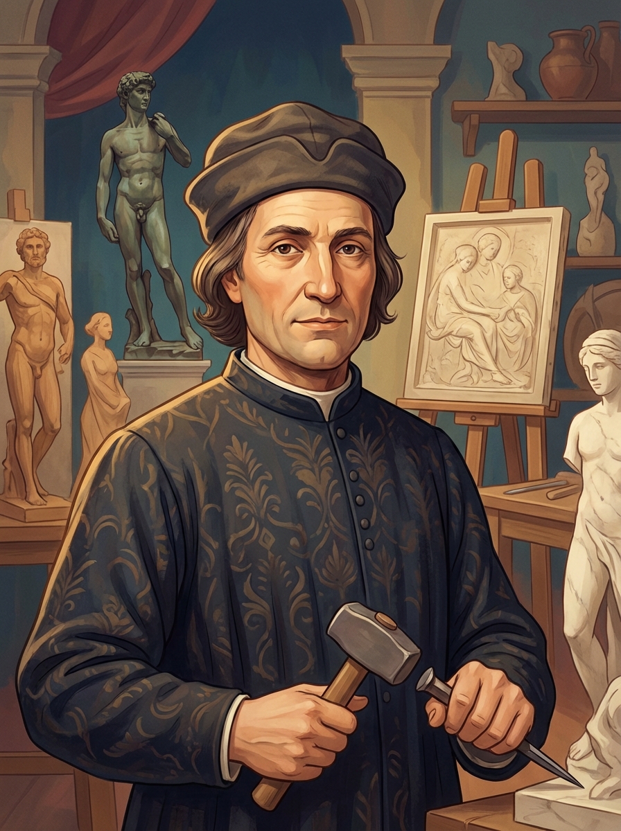 Portrait of Donatello, Renaissance Sculptor