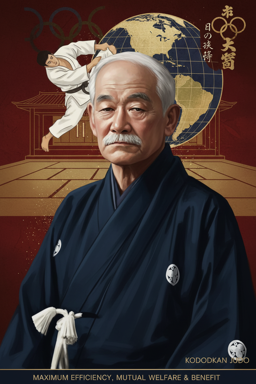Portrait of Jigoro Kano, Martial Artist & Educator