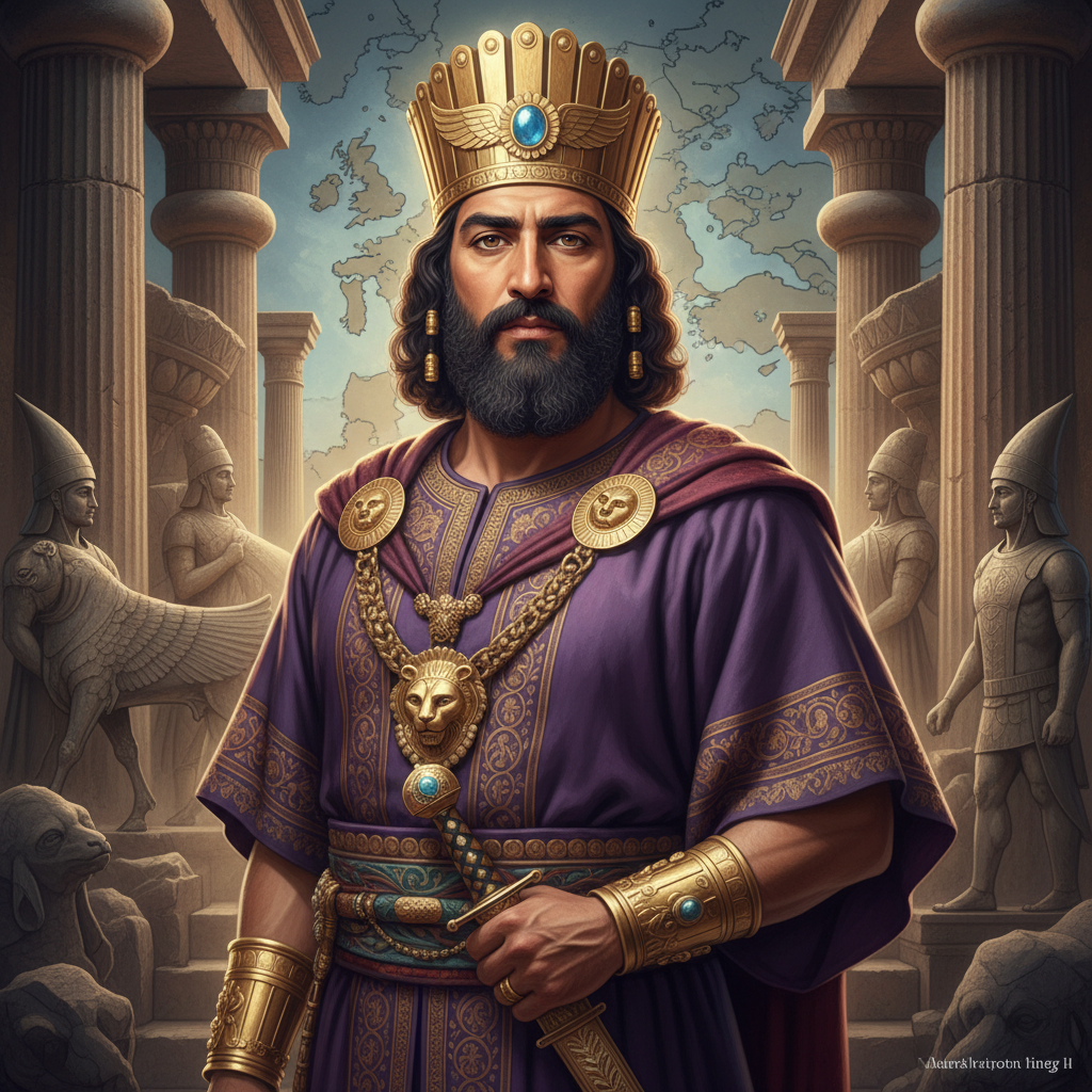 Portrait of Xerxes I, King of Kings