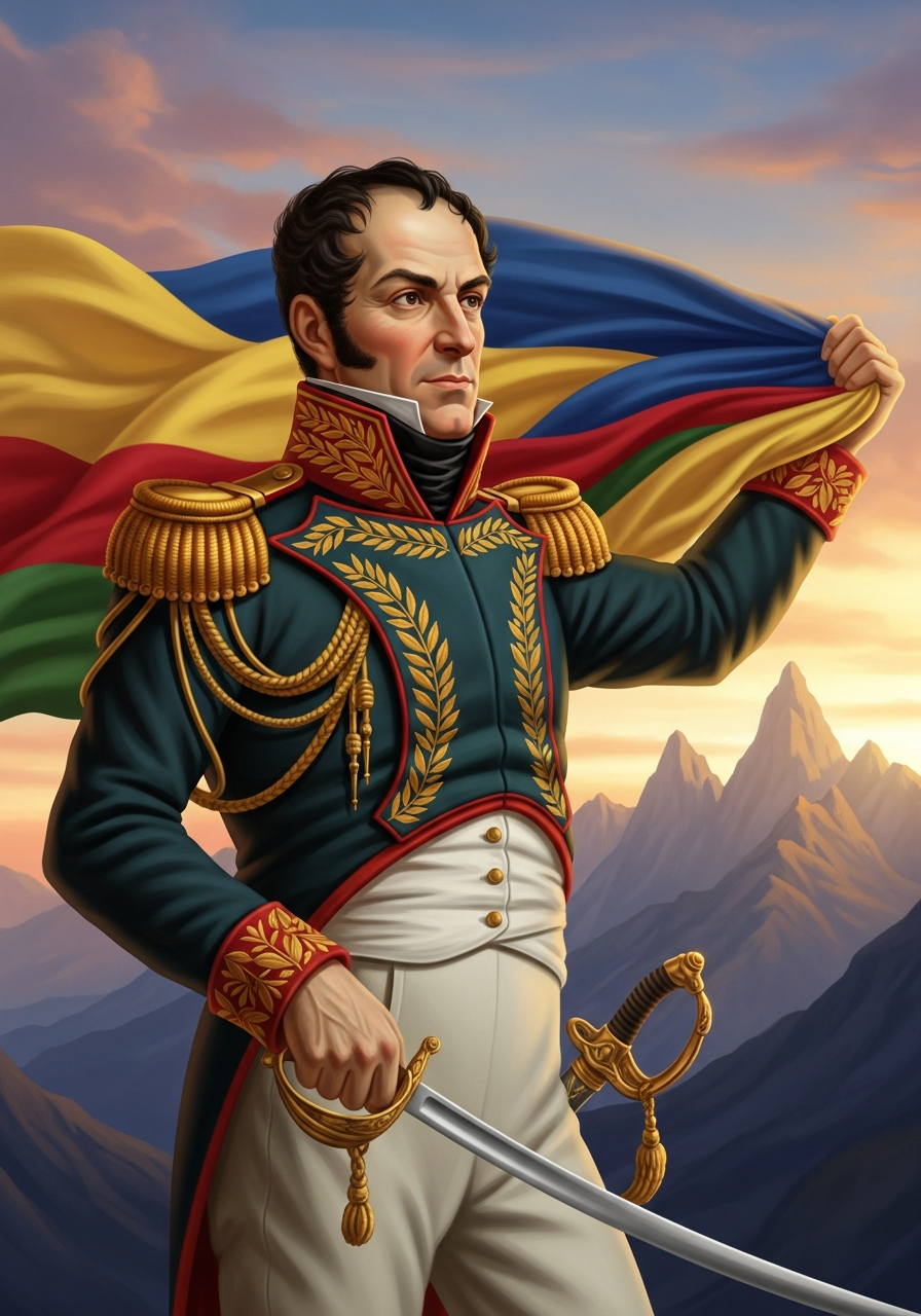 Portrait of Simón Bolívar, The Liberator