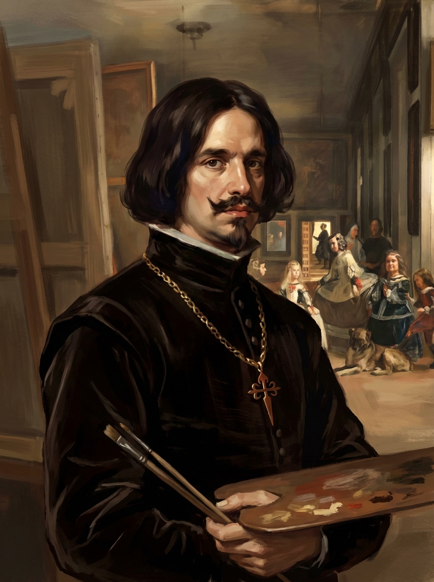 Portrait of Diego Velázquez, Spanish Painter