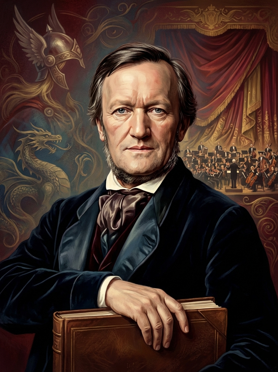 Portrait of Richard Wagner, Opera Composer