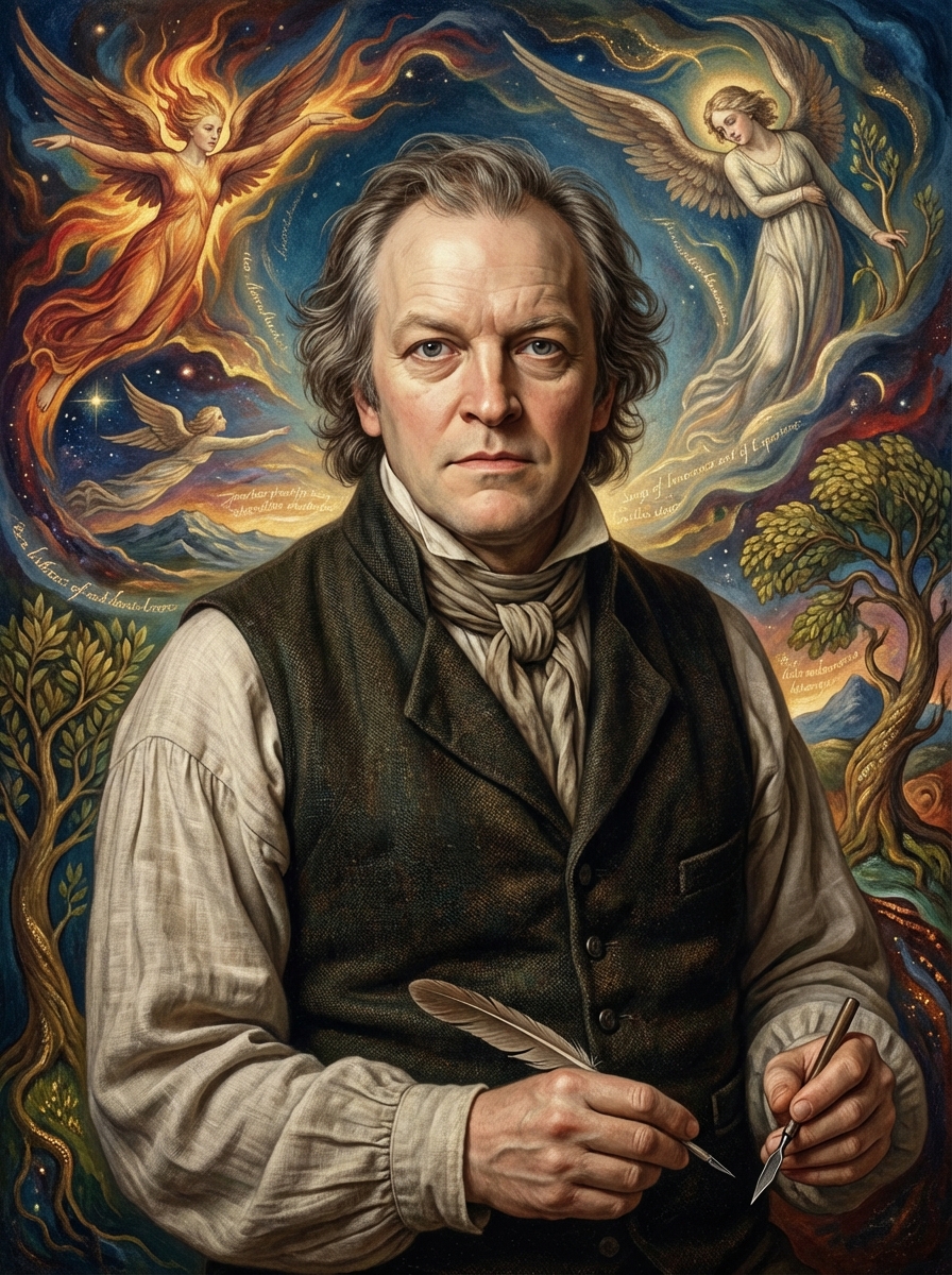 Portrait of William Blake, Poet and Artist