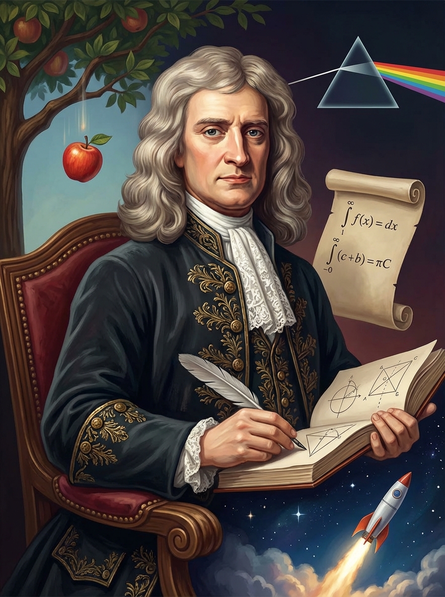 Portrait of Isaac Newton, Sage