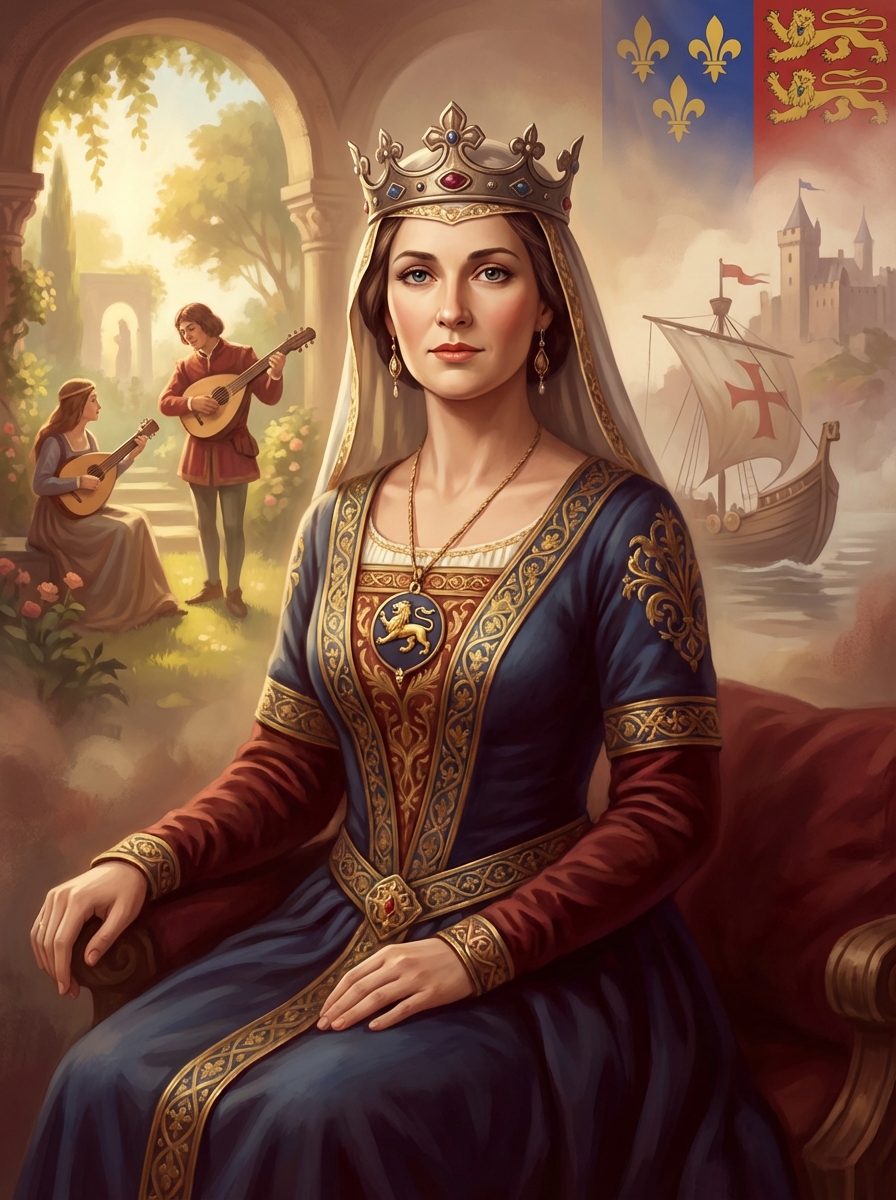 Portrait of Eleanor of Aquitaine, Queen of France and England