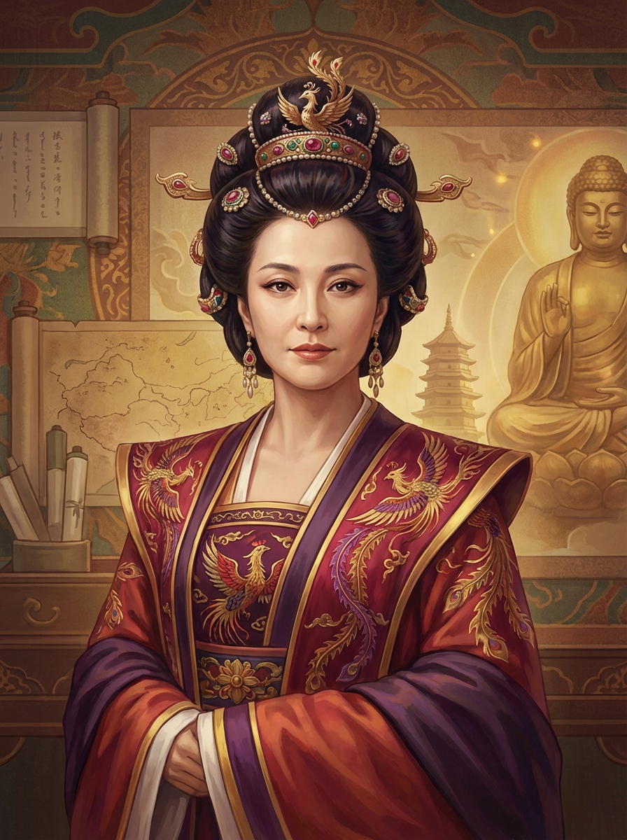 Portrait of Wu Zetian, Empress Regnant