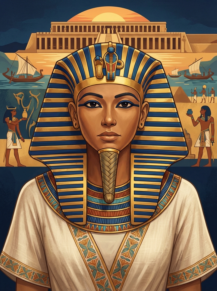 Portrait of Hatshepsut, Pharaoh Queen
