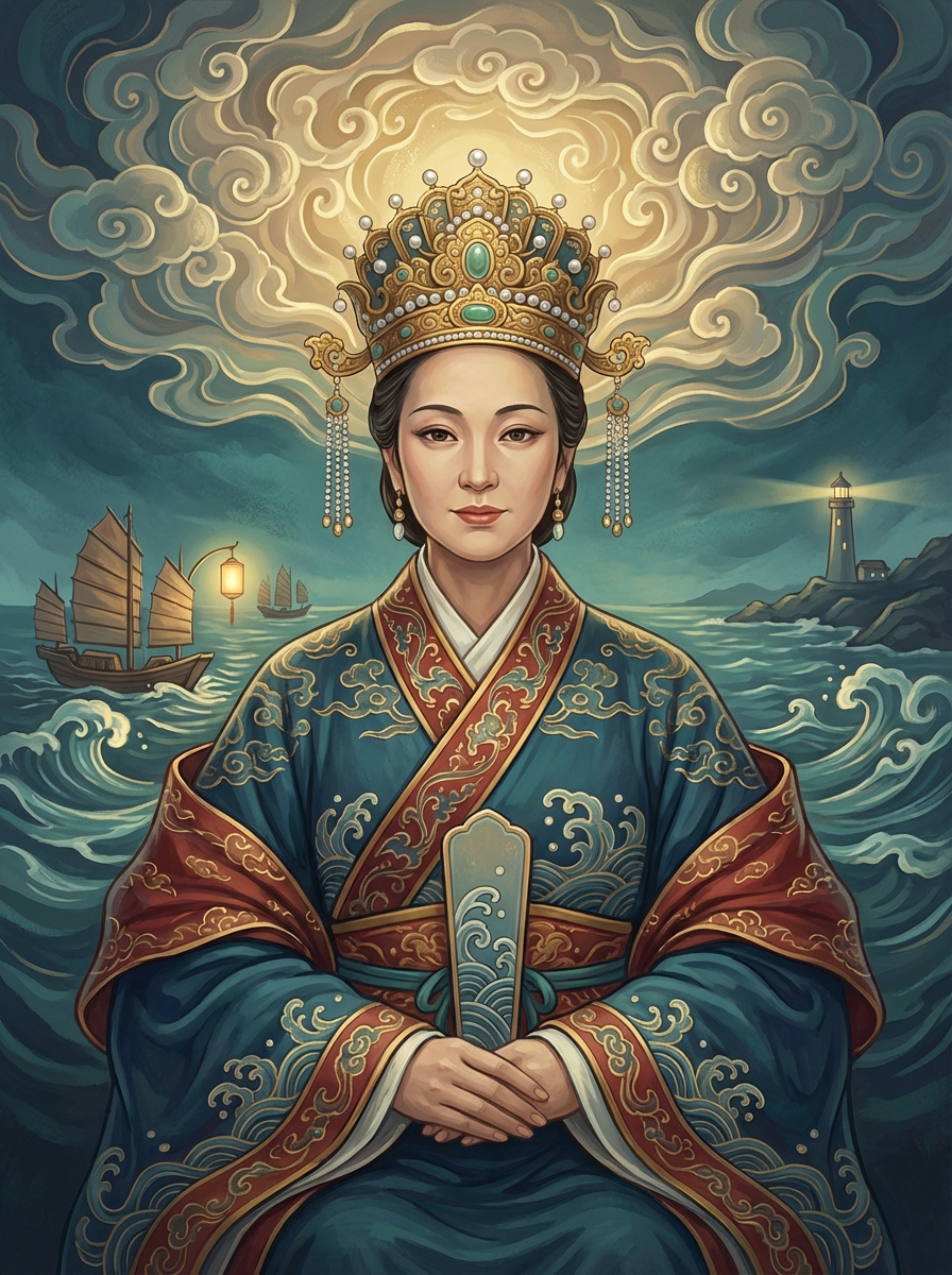 Portrait of Mazu, Sea Goddess