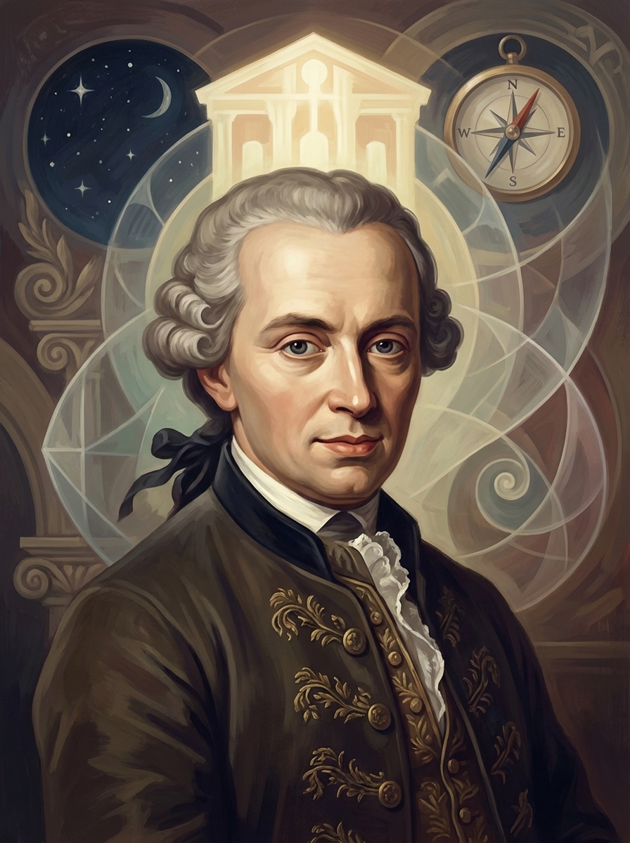 Portrait of Immanuel Kant, Philosopher