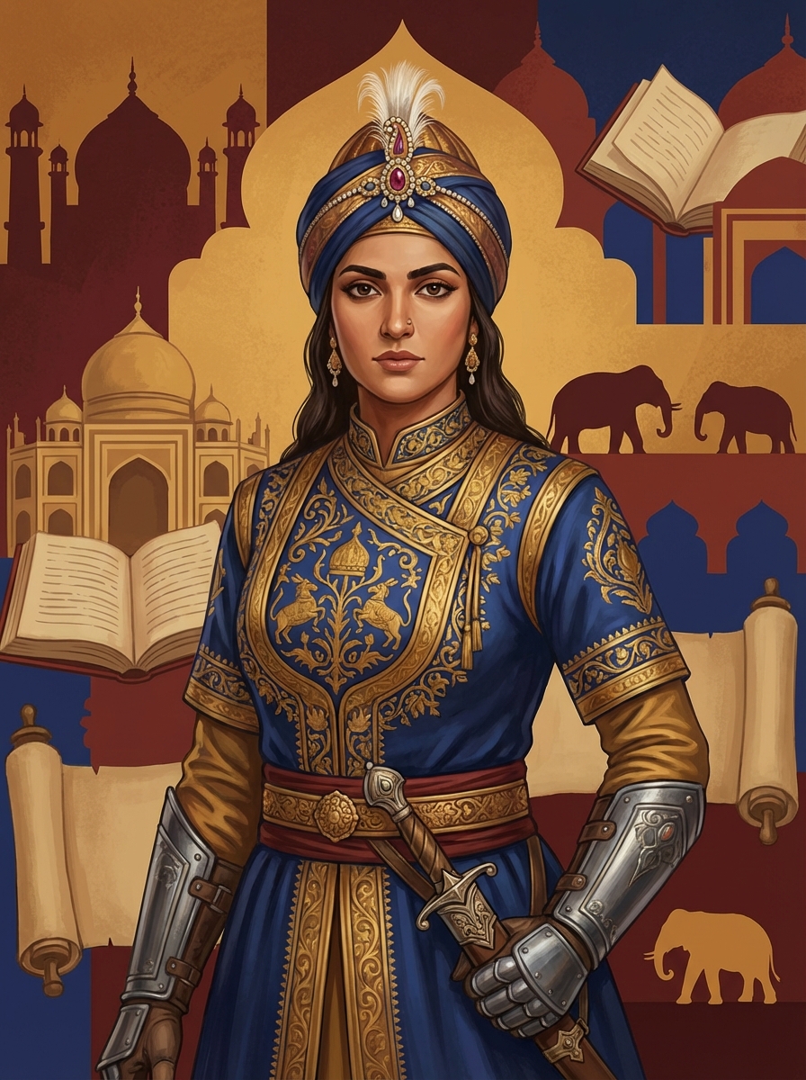Portrait of Razia Sultana, Sultan of Delhi