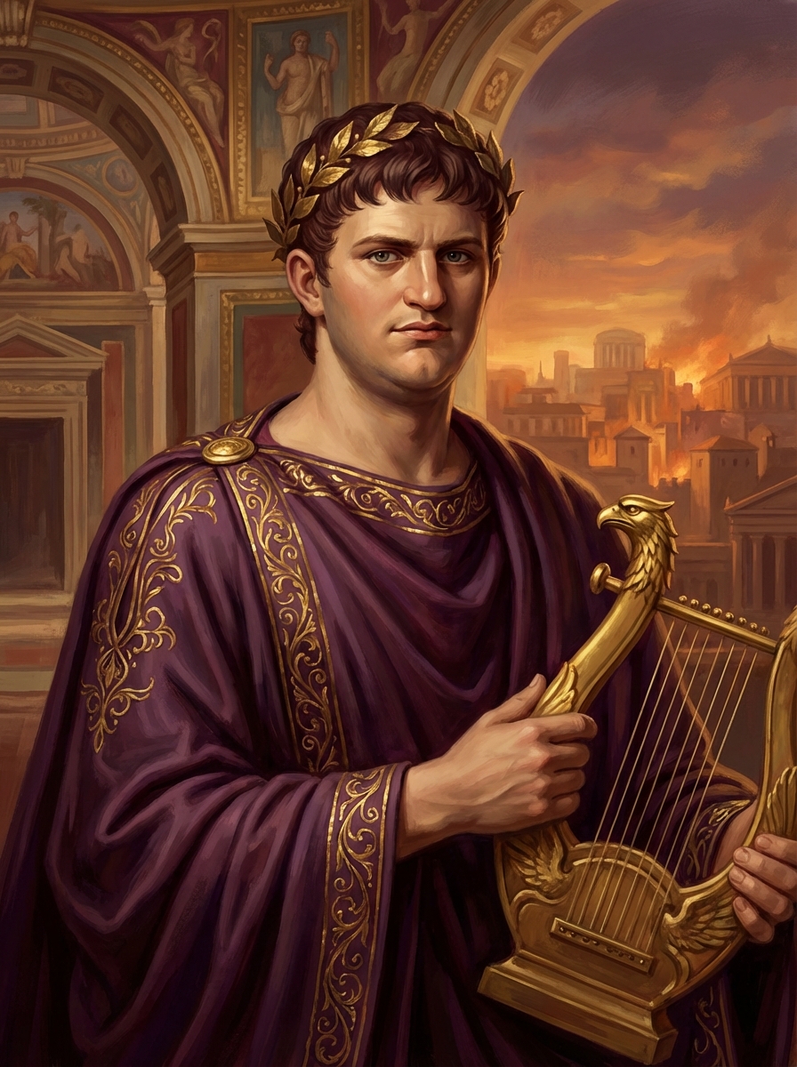 Portrait of Nero, Roman Emperor