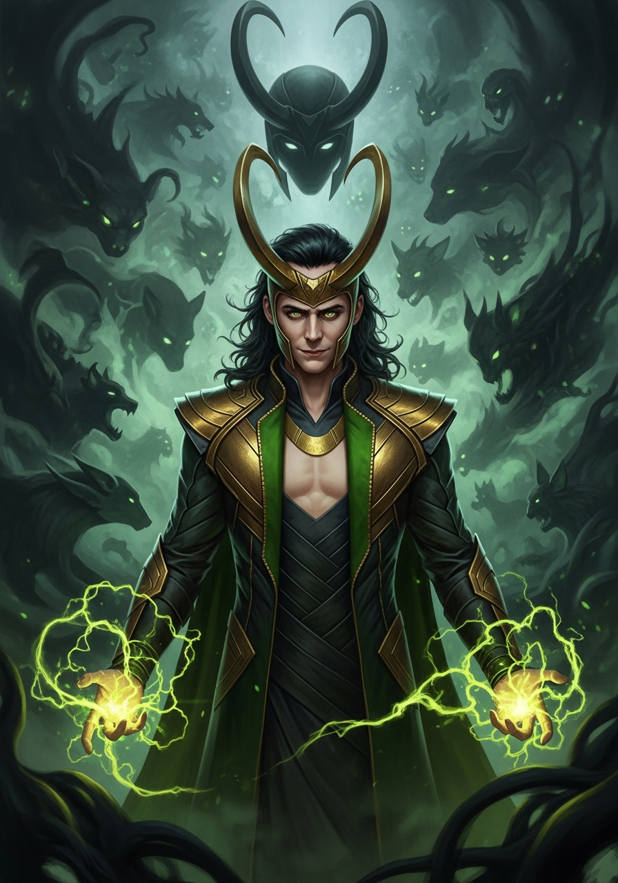 Portrait of Loki, Trickster God