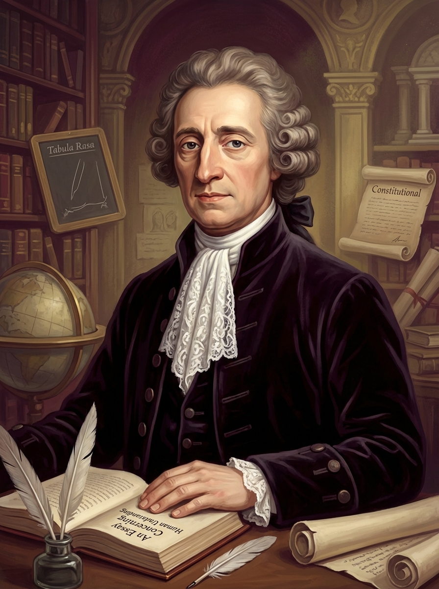 Portrait of John Locke, Philosopher