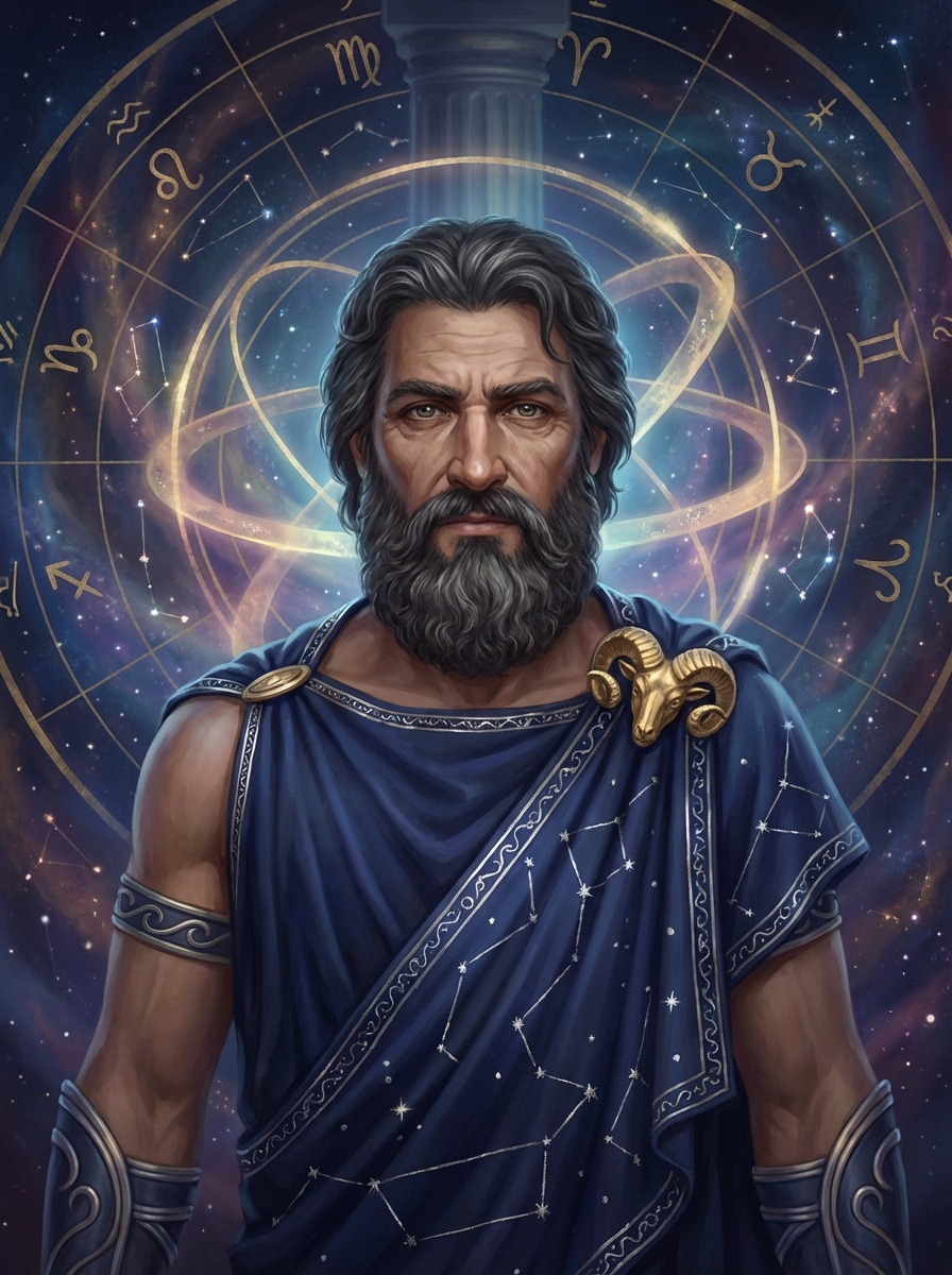 Portrait of Crius, God of Constellations