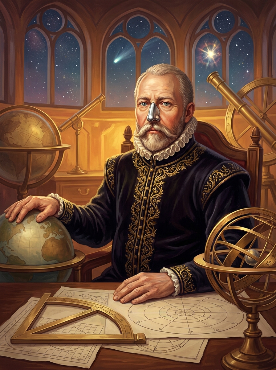 Portrait of Tycho Brahe, Astronomer