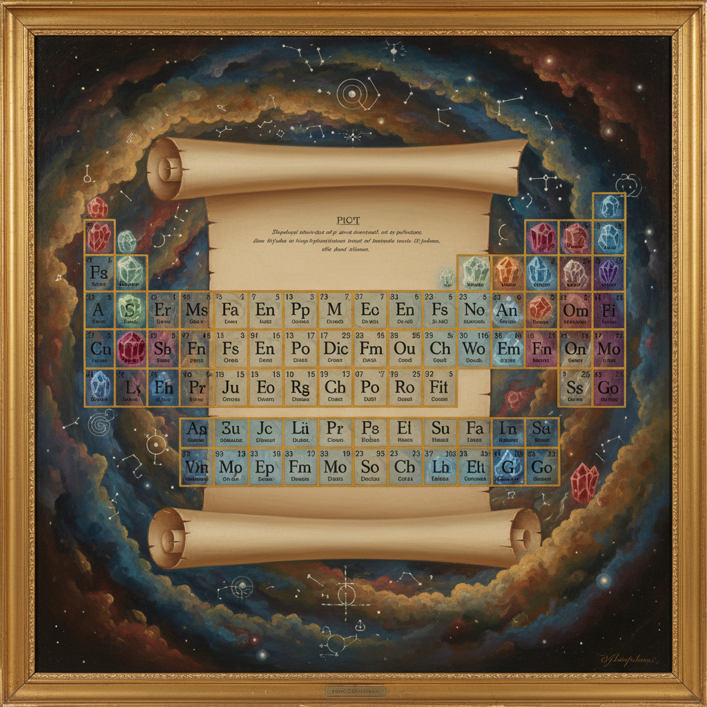 The Unveiled Scroll of Nature's Order by Dmitri Mendeleev