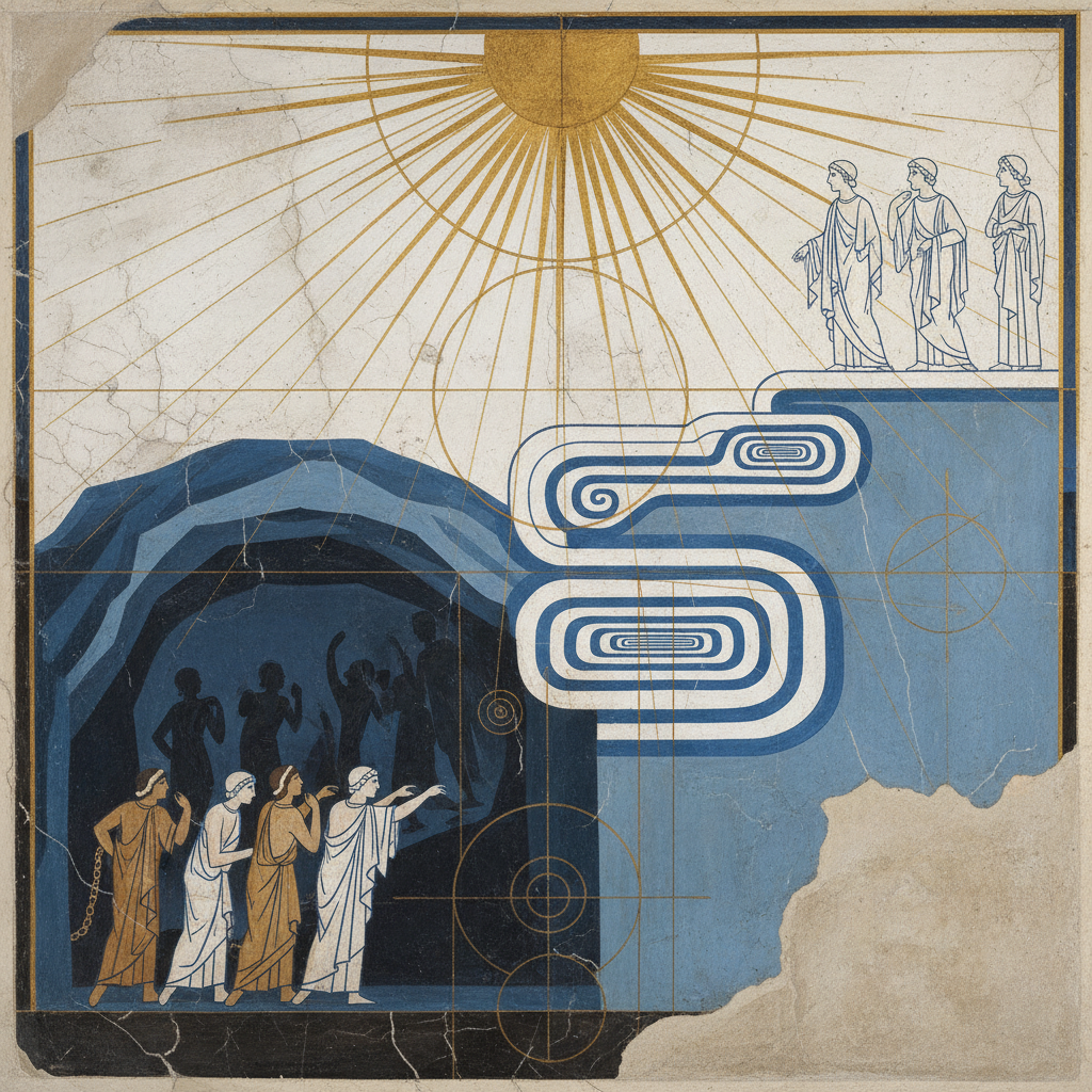 The Divine Blueprint: An Allegory of Pure Being by Plato