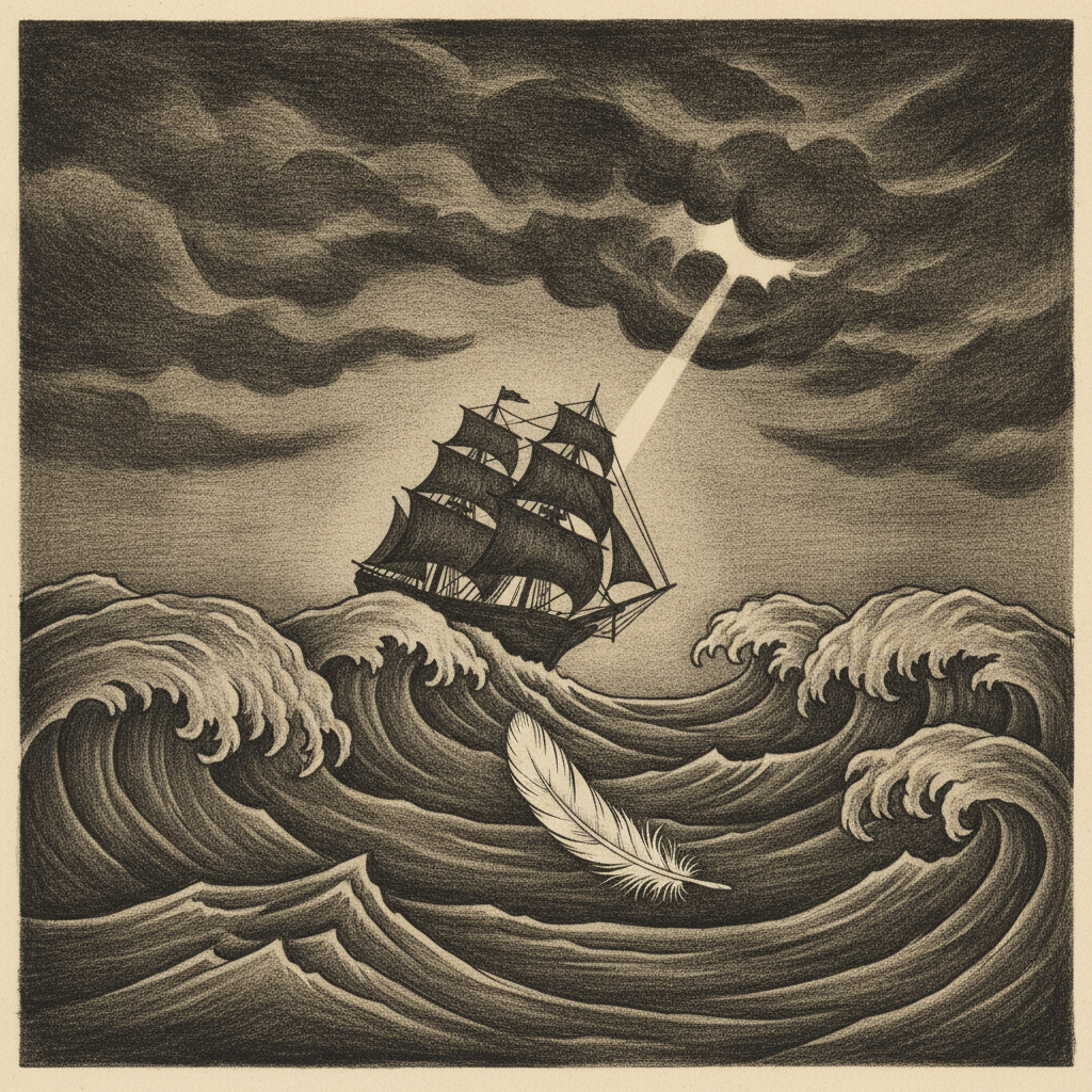 A Certain Slant of Atlantic Light by Emily Dickinson