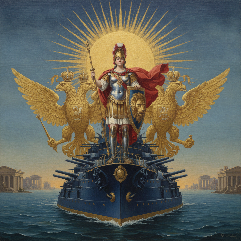 Minerva Dictating the Conquest of the Waves by Catherine the Great