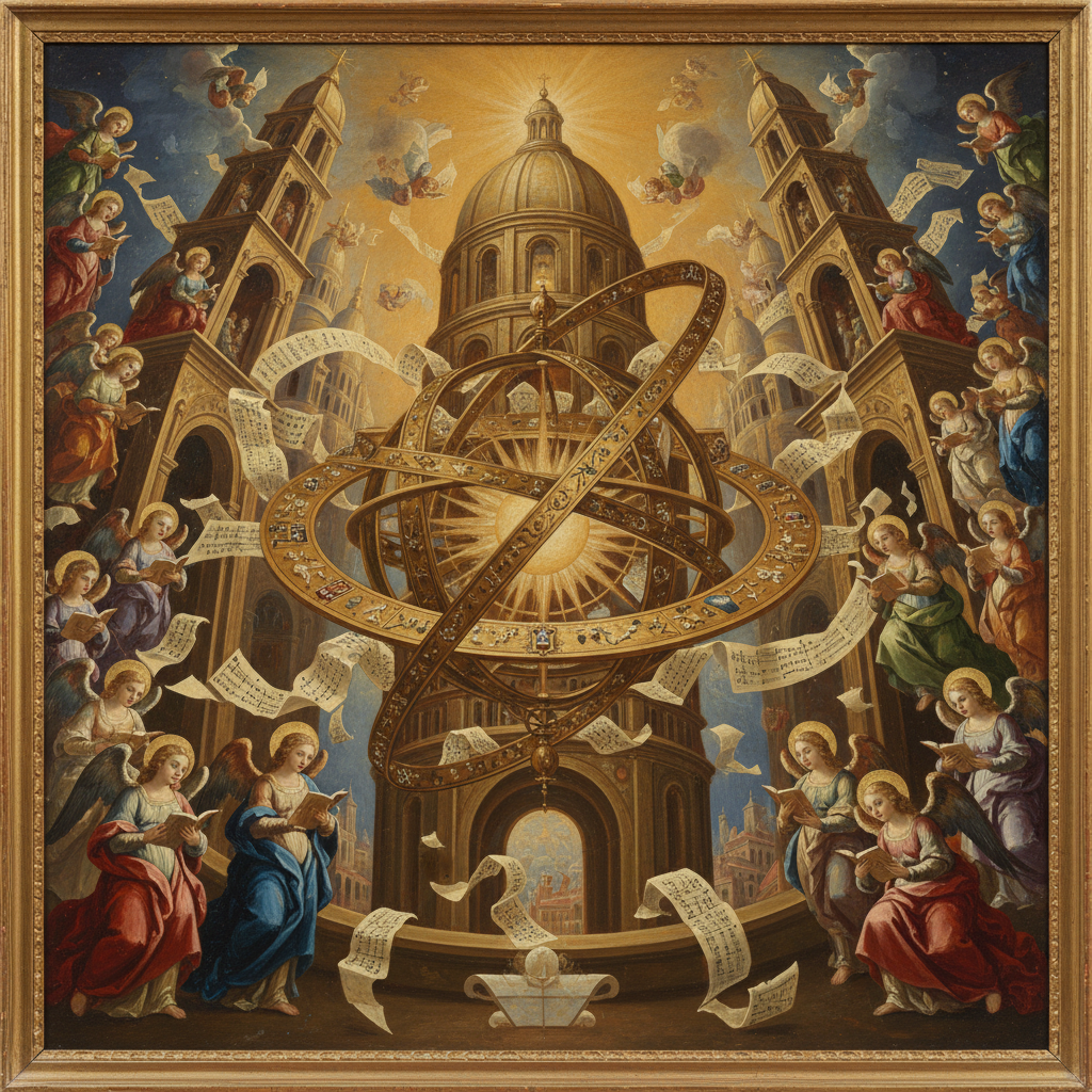 The Celestial Fugue: Architectures of Divine Harmony by Johann Sebastian Bach