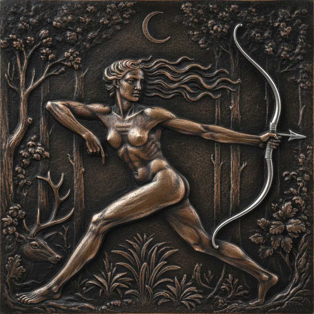 The Untamed Huntress of the Silver Bow by Donatello