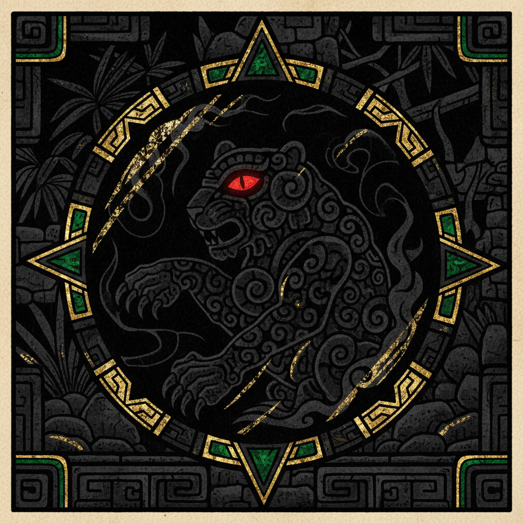 Smoking Mirror of Sovereign Fate by Tezcatlipoca