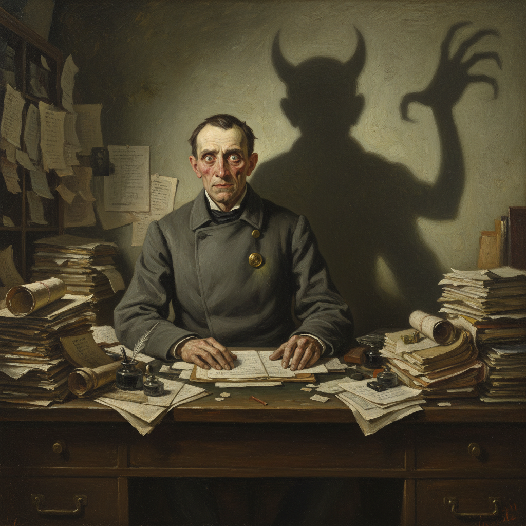 The Collegiate Assessor's Shadowed Reckoning by Nikolai Gogol