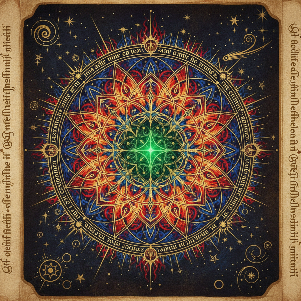Cosmic Harmony: The Living Geometry of Creation by Hildegard of Bingen