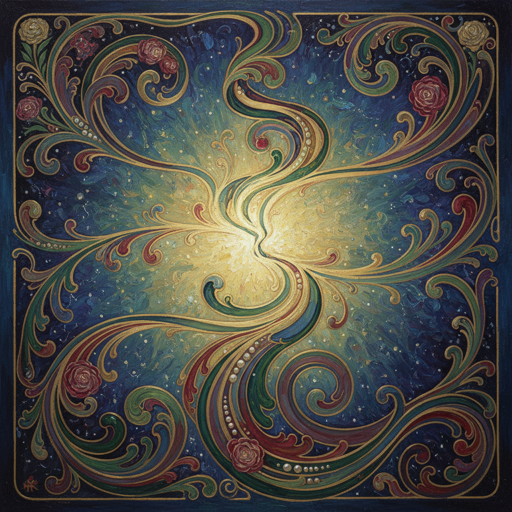 The Unfurling Veil of Quand Même by Rumi