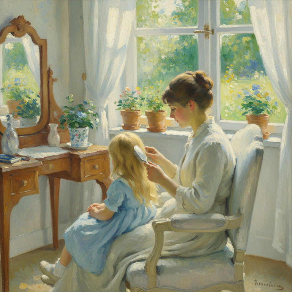 A Whisper of Light and Love by Berthe Morisot