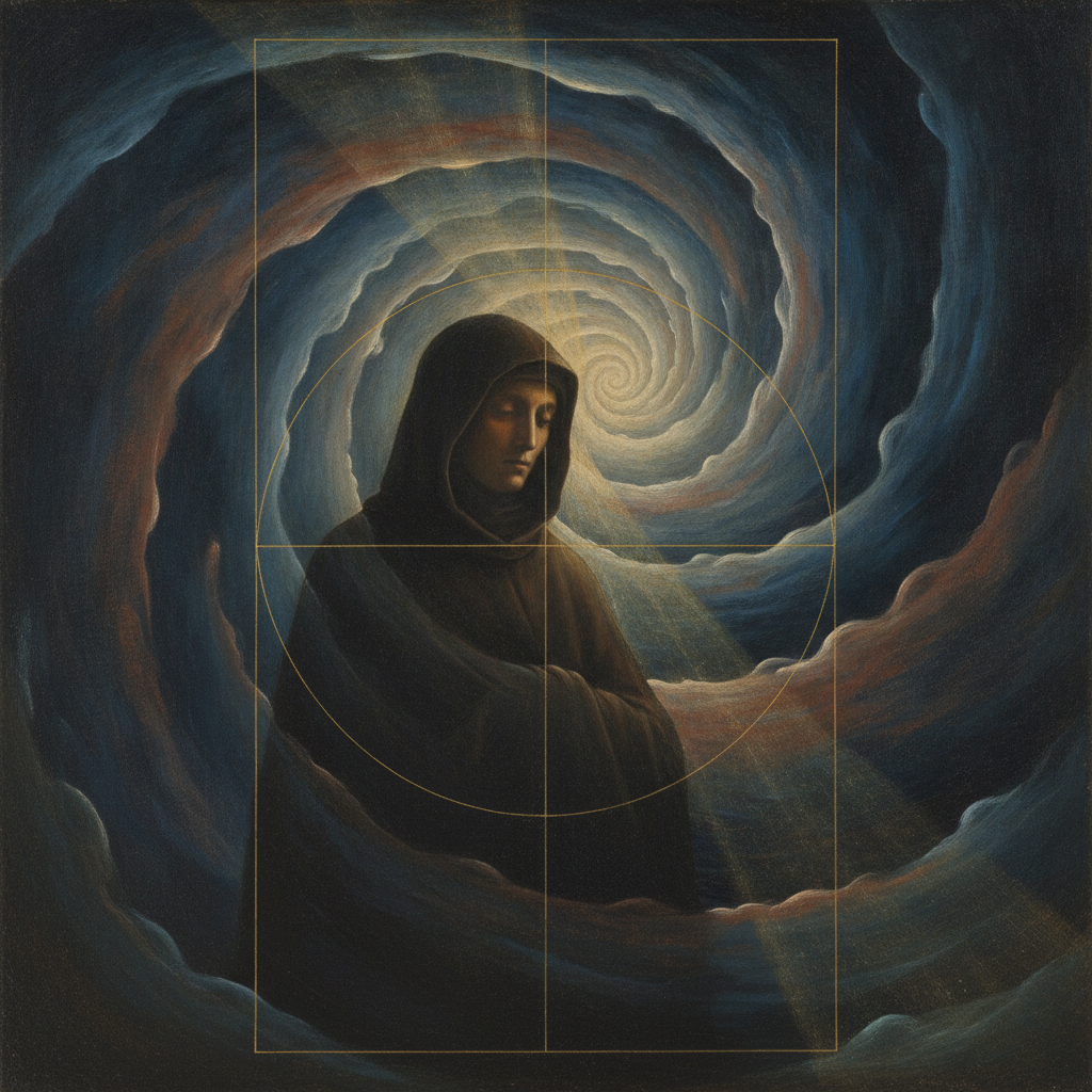The Alchemist of the Azure Abyss by Leonardo da Vinci