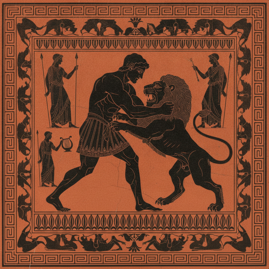 The Lion's Pelt and the Sky-Bearer's Burden by Hercules