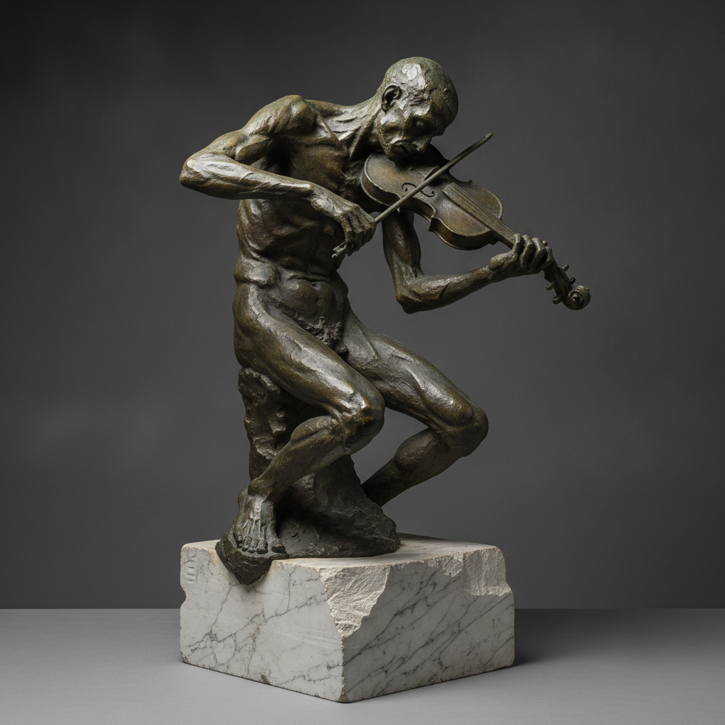 The Devil's Trill in Bronze by Auguste Rodin