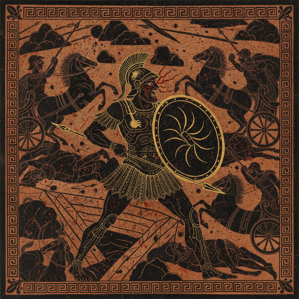 The Wrath of the Lionheart at the Trench by Achilles