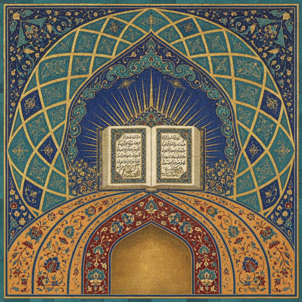 The Infinite Courtyard of Al-Qarawiyyin by Scheherazade