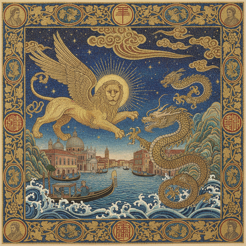 The Golden Bridges of Cathay and Liberty by Marco Polo