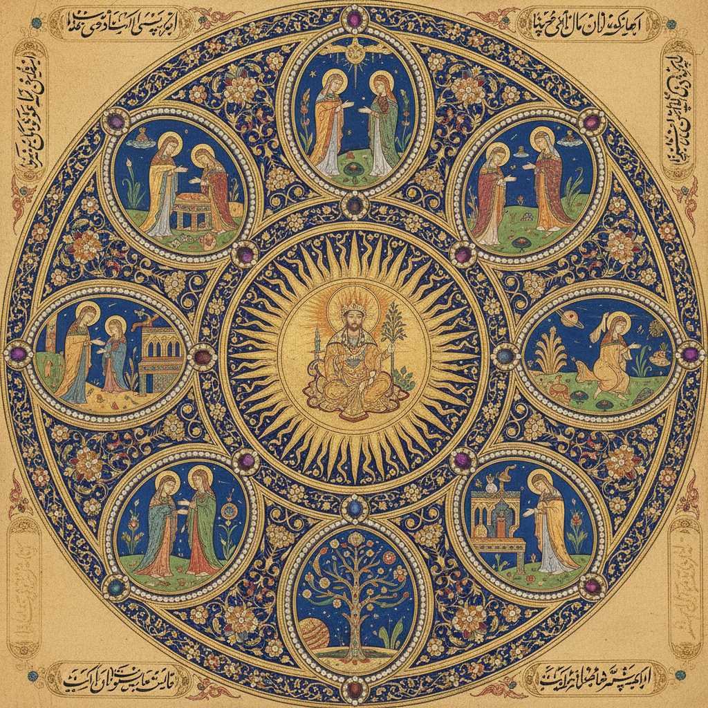 The Labyrinth of Unending Light: A Cosmic Covenant by Scheherazade