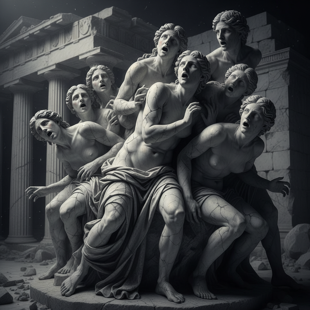 The Stilled Symphony of Mortal Epiphany by Medusa