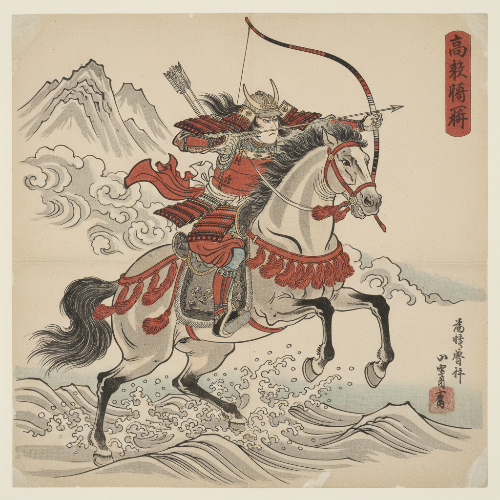Zanshin of the Archer's Tide by Tomoe Gozen
