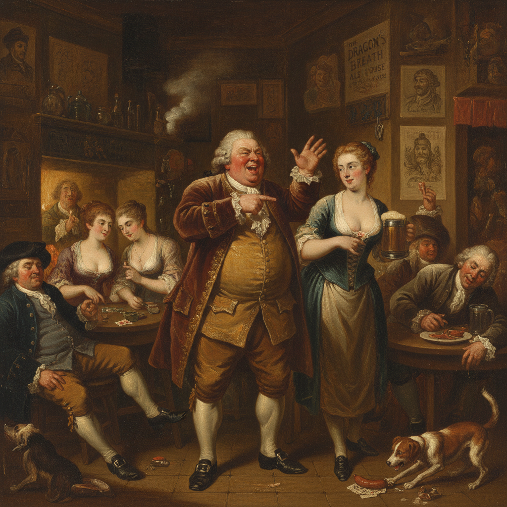 The Magistrate and the Tavern Wench by Henry Fielding