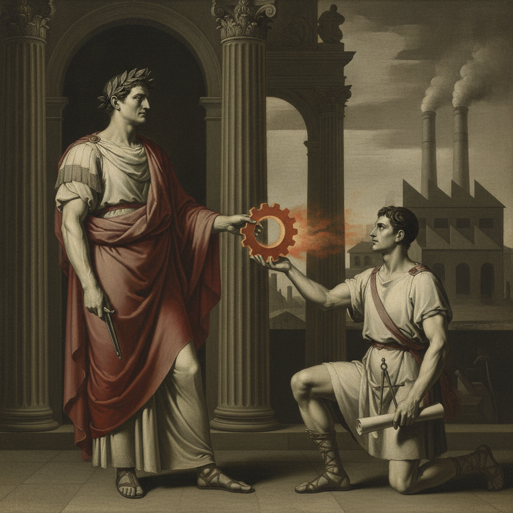 The Apotheosis of Prometheus and the Iron Titan by Jacques-Louis David