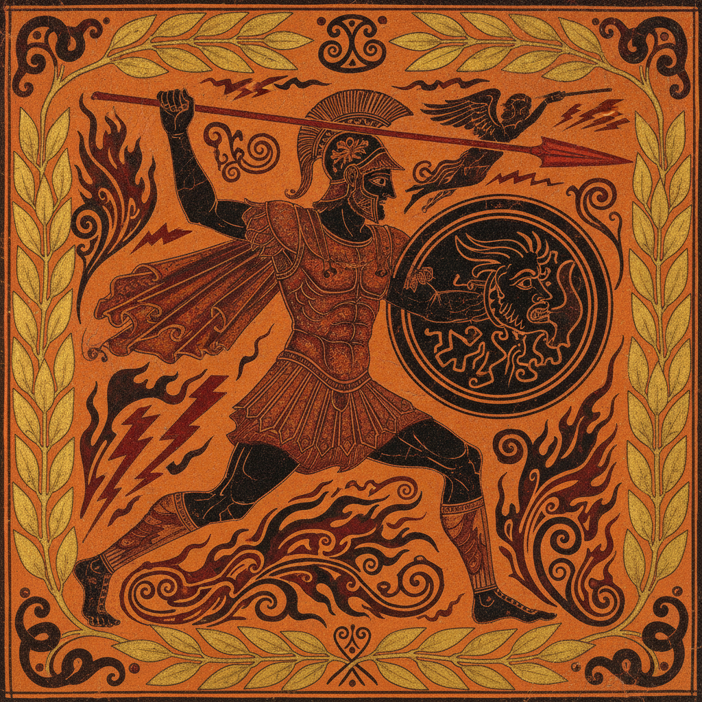 Wrath of the Bronze-Capped Spear by Achilles